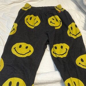 Aviator Nation smiley joggers